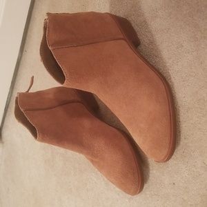 Dolce vita suede zip up boots